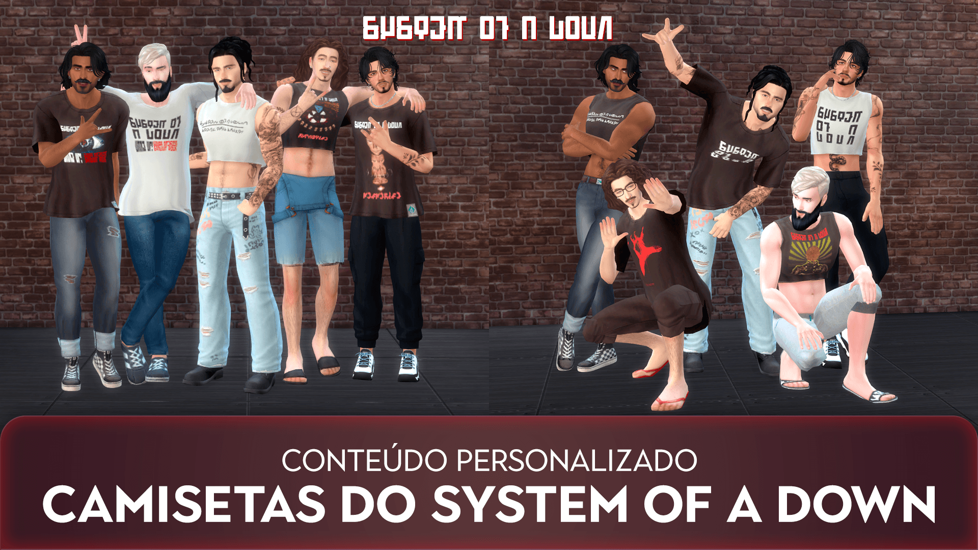 Camisetas do System of a Down
