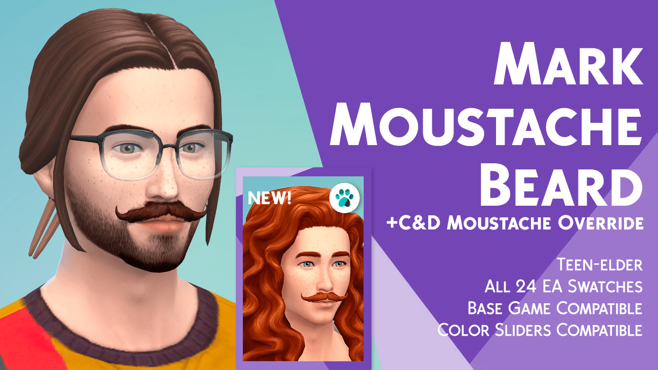Barba Mark + Override do Bigode Pontudo